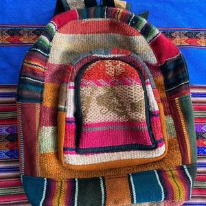 Beautiful Woven Artisan Backpack